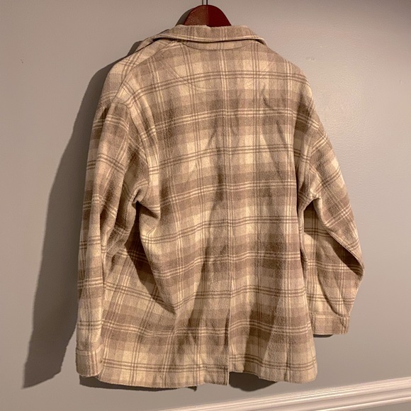 Vintage Evidence Wool Blend Plaid Shacket - Picture 3 of 4
